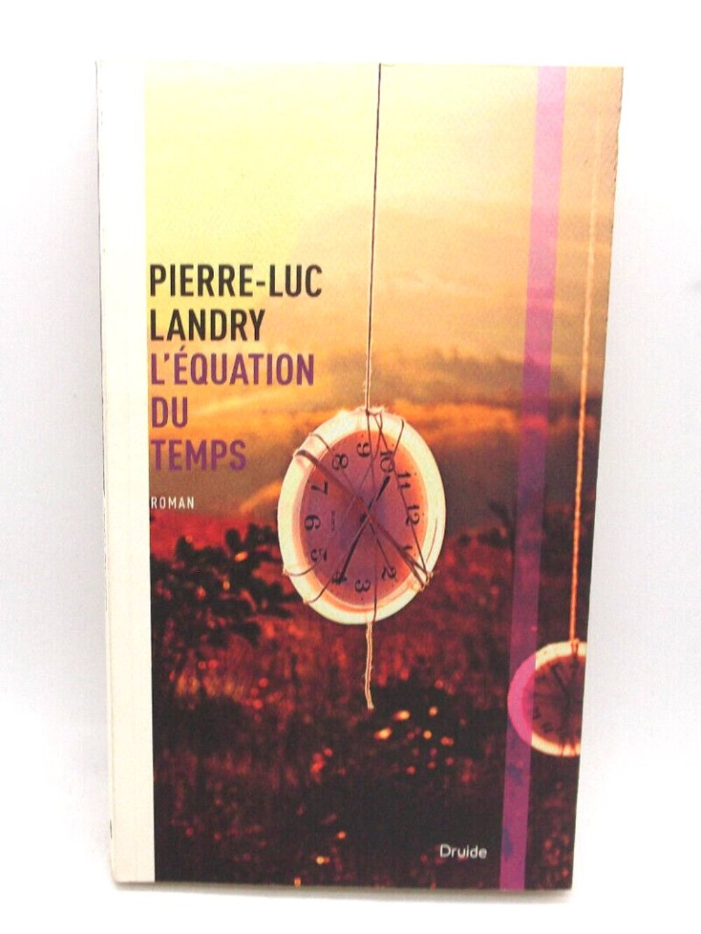 Livre Pier-Luc Landry - L'équation Du Temps French